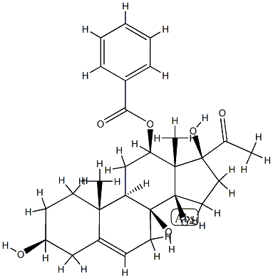 12-O-Benzoyldeacylmetaplexigenin Structure