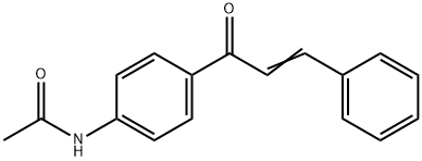 乙酰胺,N-[4-(1-氧代-3-苯基-2-丙烯-1-基)苯基, 19337-19-0, 结构式
