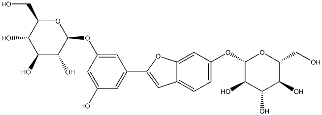 桑皮苷F, 193483-95-3, 结构式