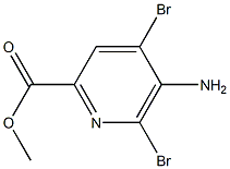 Methyl 5-Amino-4,6-Dibromopicolinate(WXC00601) Structure