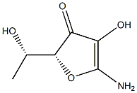 L-threo-Hex-2-enonimidic acid, 6-deoxy-, gamma-lactone (9CI) Struktur