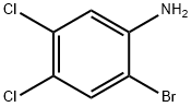 2-ブロモ-4,5-ジクロロアニリン 化学構造式