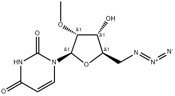Uridine, 5'-azido-5'-deoxy-2'-O-methyl- Structure