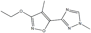 1H-1,2,4-Triazole,3-(3-ethoxy-4-methyl-5-isoxazolyl)-1-methyl-(9CI)|