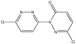 [1(6H),3'-Bipyridazin]-6-one,3,6'-dichloro- Struktur