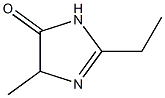4H-Imidazol-4-one,2-ethyl-1,5-dihydro-5-methyl-(9CI) 结构式