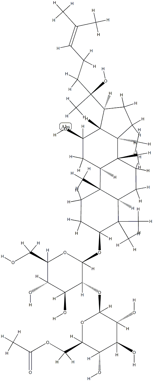 人参皂苷RS3 结构式