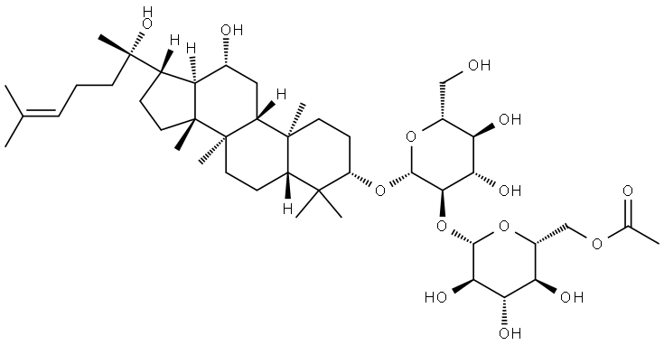 Ginsenoside Rs3 Structure