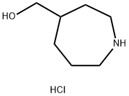 4-アゼパニルメタノール塩酸塩 化学構造式