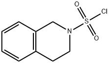 3,4-ジヒドロ-2(1H)-イソキノリンスルホニルクロリド 化学構造式