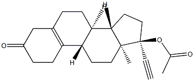 Δ-5(10)-Norethindrone Acetate Structure