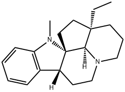 (-)-Vallesamidine Struktur