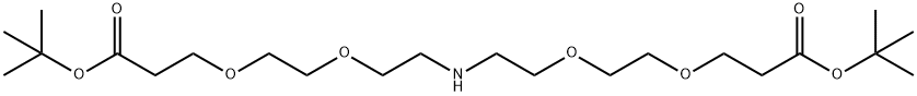 NH-(PEG2-t-butyl ester)2 Structure