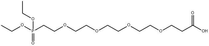 羧基-四聚乙二醇-膦酸乙酯,1964503-39-6,结构式