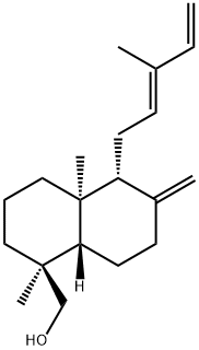 (1S,8aβ)-Decahydro-1,4aα-dimethyl-6-methylene-5α-[(E)-3-methylpenta-2,4-dienyl]-1-naphthalenemethanol Structure