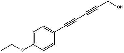 2,4-Pentadiyn-1-ol,5-(4-ethoxyphenyl)-(9CI) Struktur