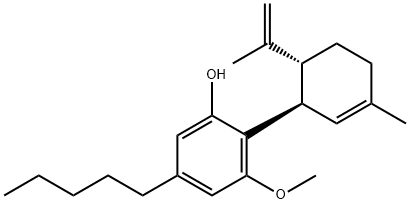 cannabidiol-3-monomethyl ether Struktur