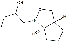 1H-Cyclopent[c]isoxazole-1-ethanol,-alpha--ethylhexahydro-,(3a-alpha-,6a-alpha-)-[partial]-(9CI) Struktur