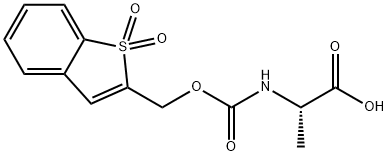 N-BSMOC-L-ALANINE Structure