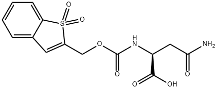 N-BSMOC-L-天冬酰氨酸, 197245-31-1, 结构式