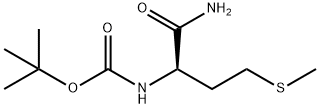 N-BOC-D-蛋氨酰胺, 197893-07-5, 结构式