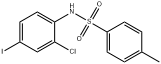 N-(2-氯-4-碘苯基)-4-甲基苯磺酰胺, 1988004-17-6, 结构式