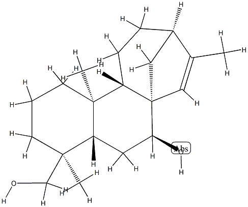 Kaur-15-ene-7β,19-diol Structure