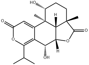 竹柏内酯A, 19891-50-0, 结构式