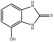 2H-Benzimidazole-2-thione,1,3-dihydro-4-hydroxy-(9CI) Struktur