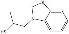 3-Benzothiazolineethanethiol,-alpha--methyl-(8CI) Structure