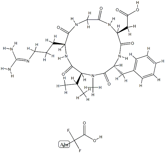 Cilengitide trifluoroacetate Structure