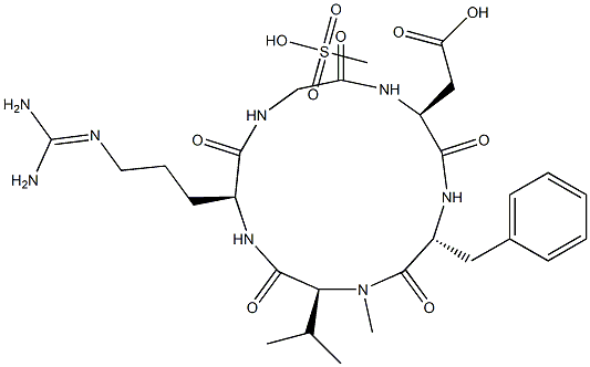 Cilengitide Methanesulfonate Struktur