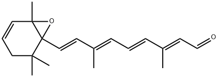 5,6-环氧-3-脱氢维甲酸 结构式