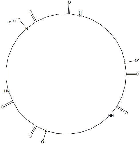 フェリオキサミンE FROM STREPTOMYCES ANTIBIOTICUS 化学構造式