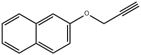 2-(2-プロピニルオキシ)ナフタレン 化学構造式