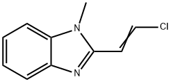 1H-Benzimidazole,2-(2-chloroethenyl)-1-methyl-(9CI) 结构式