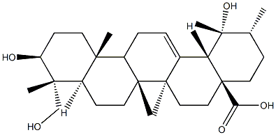 3β,19α,23-トリヒドロキシウルサ-12-エン-28-酸
