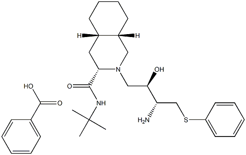 Decahydro-3soquinolineCarboxamideMonoBenzoate,NelfinavirMesylate, Struktur