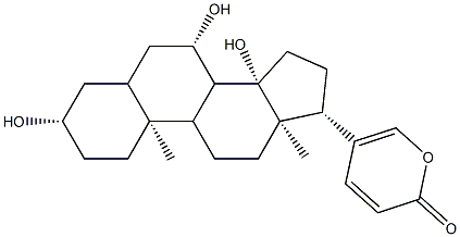 7BETA-羟基蟾毒灵 (华蟾毒它灵后杂 蟾酥X4),20143-97-9,结构式