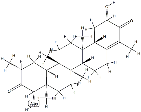 TRIPTOCALLINE A, 201534-10-3, 结构式