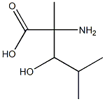 Norvaline,3-hydroxy-2,4-dimethyl-,DL-threo-(8CI) 结构式