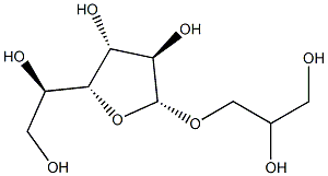 1-O-(β-D-Galactofuranosyl)-D-glycerol 结构式