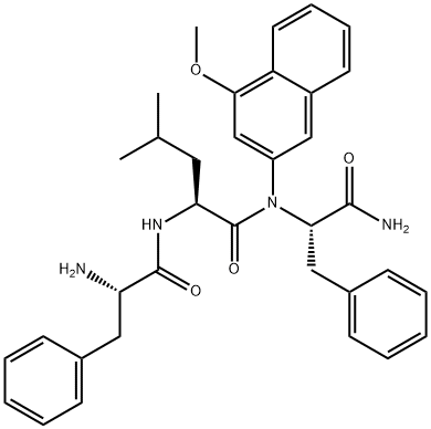 H-Phe-Leu-Phe-4MβNA · TFA Structure