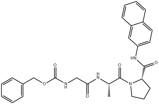 Z-GLY-ALA-PRO-ΒNA,202001-62-5,结构式