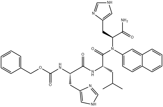 Z-His-Leu-His-βNA Structure