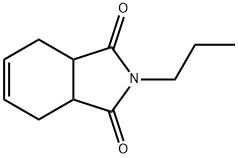 N-Propyl-4-cyclohexene-1β,2β-dicarbimide Structure