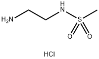 N-(2-AMINOETHYL)METHANESULFONAMIDE 化学構造式