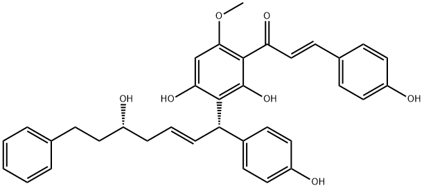 カリキシンH 化学構造式