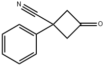 3-氧亚基-1-苯基环丁甲腈 结构式
