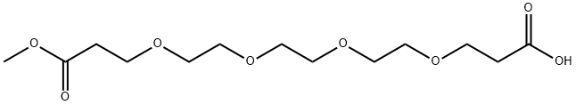 Acid-PEG4-mono-methyl ester Structure